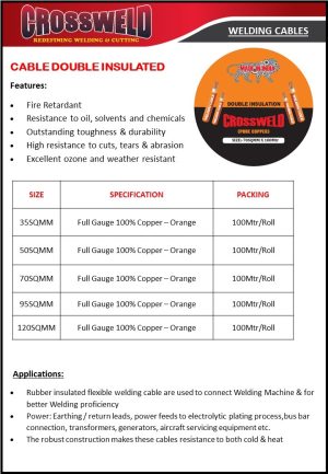 WELDING CABLE-ORANGE