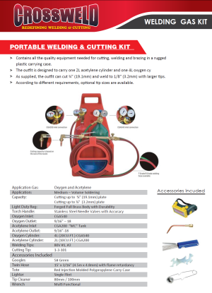 WELDING GAS KIT