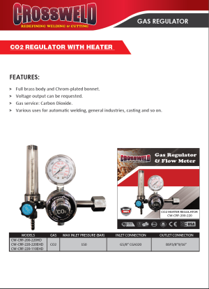 CO2 REGULATOR WITH HEATER